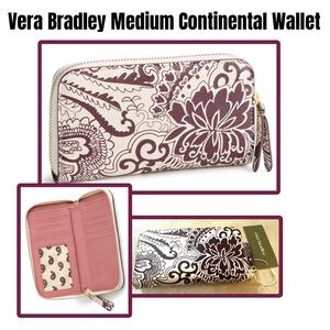 Vera Bradley Medium Continental Wallet